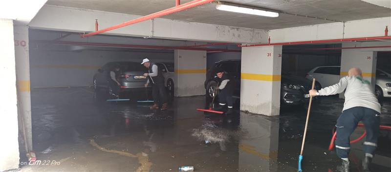 Otoparklar�m�z� Y�kay�p, Dezenfekte Etmeye Devam Ediyoruz.